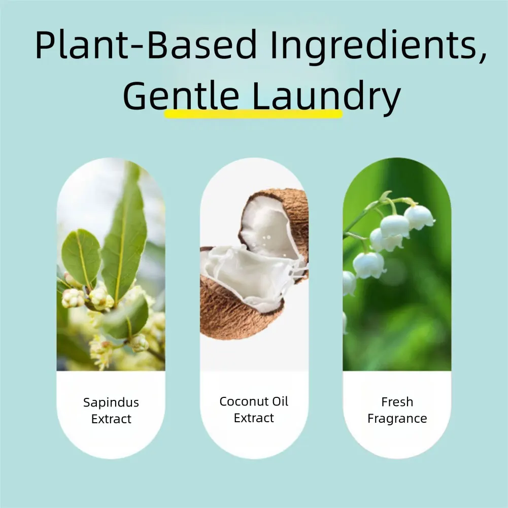 Laundry detergents sheets 30/60/90pcs for clothing washing machine home school