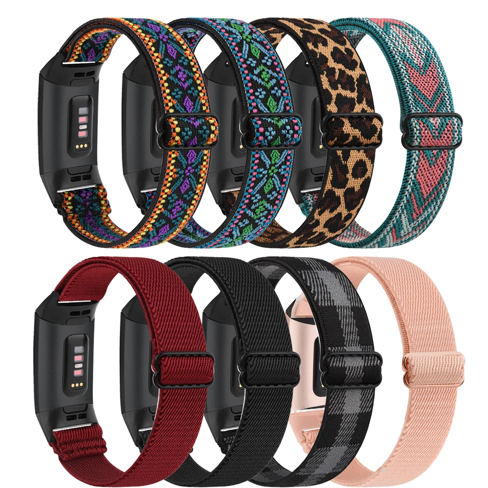 1Pc-2 Pezzi Cinturino In Nylon Per Cinturino Fitbit Charge 4/Charge 3/Charge 3 Se Band Cinturino Per Cinturino Fitbit Charge 3 4 3 Se