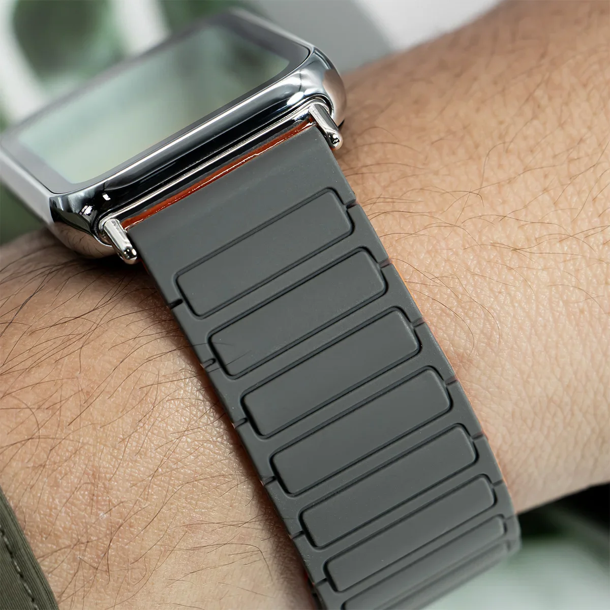 Silicone Magnetic Strap Loop Band Bracelet - Replacement Wristband Accessory