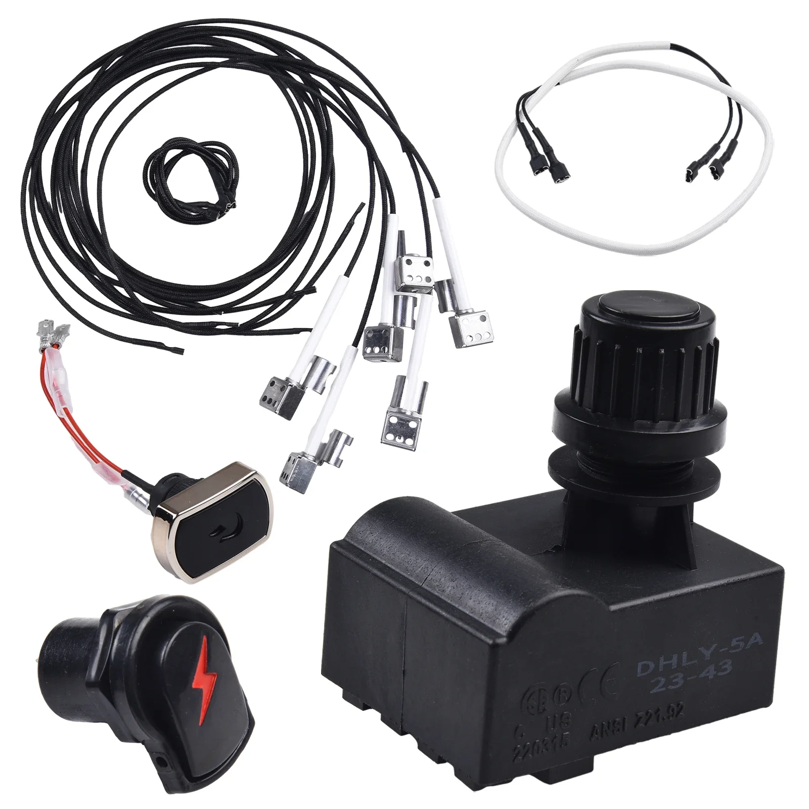Gas Cooker Igniter Barbecue Electronic Ignition Parts Igniter Kit For CharBroil Ignition Systems 463224912 463231711 Gas Grill Replacement