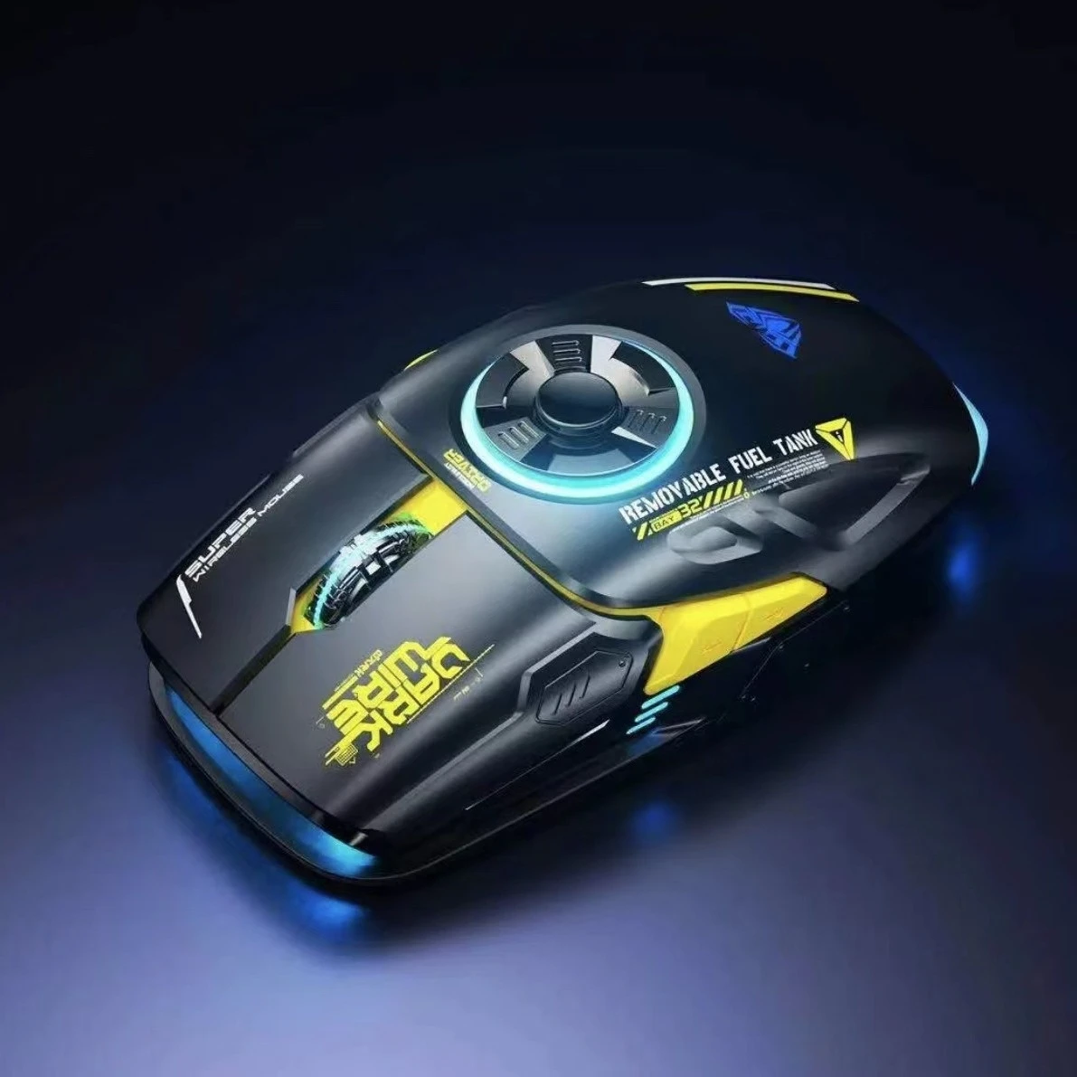 H530 Wireless Mouse 2.4g Bluetooth Decompression Mouse Rgb Light Effect Type-C Rechargeable Laptop Office Gaming Household