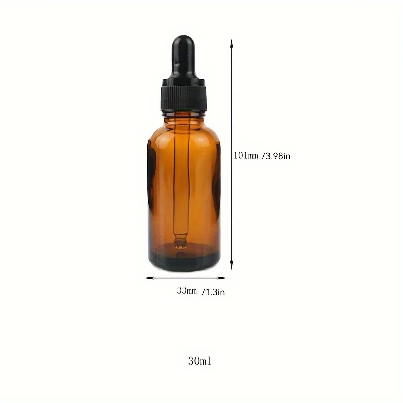 5/10/20pcs 30ml Refillable Glass Dropper Bottles with Funnel Set – Empty Essential Oil ... - SKU RGDB2125 - UGI Packaging