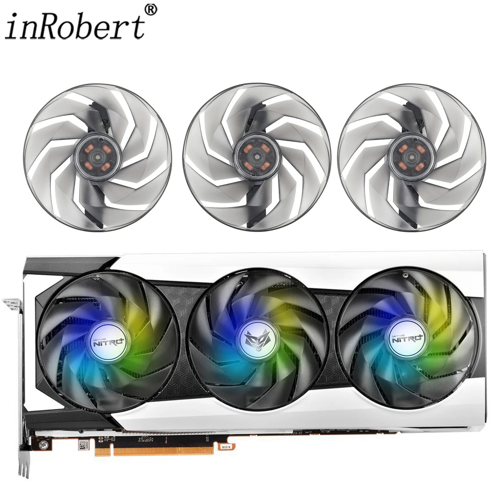 Per Muslim+ Amd Radeon Rx 6950 Xt Ventola Per Scheda Video Pura 95Mm Muslimyrx6950Xt Ventola Di Raffreddamento Della Scheda Grafica