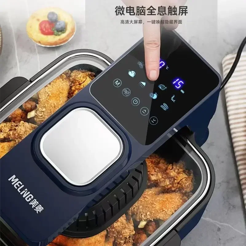 Air fryer household fully automatic new large-capacity microwave oven smart oven all-in-one multi-function French fries 5