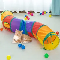Practical Cat Tunnel Pet Tube Collapsible Play Toy for Indoor and Outdoor Kitty Fun