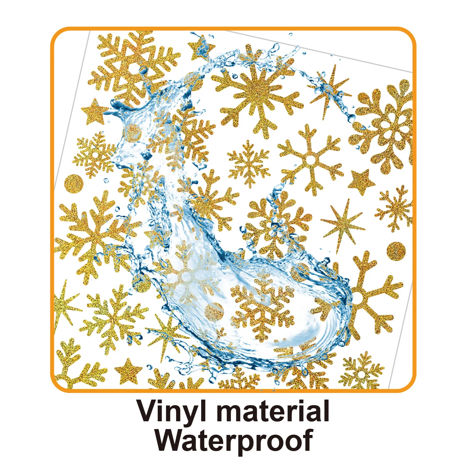 1/6 stücke Glitter Weihnachten Aufkleber Exquisite Glänzende Laser Schneeflocke Patches Geschenk Box Lebensmittel Tasche DIY Aufkleber Weihnachten Party Dekorationen – Detail 17