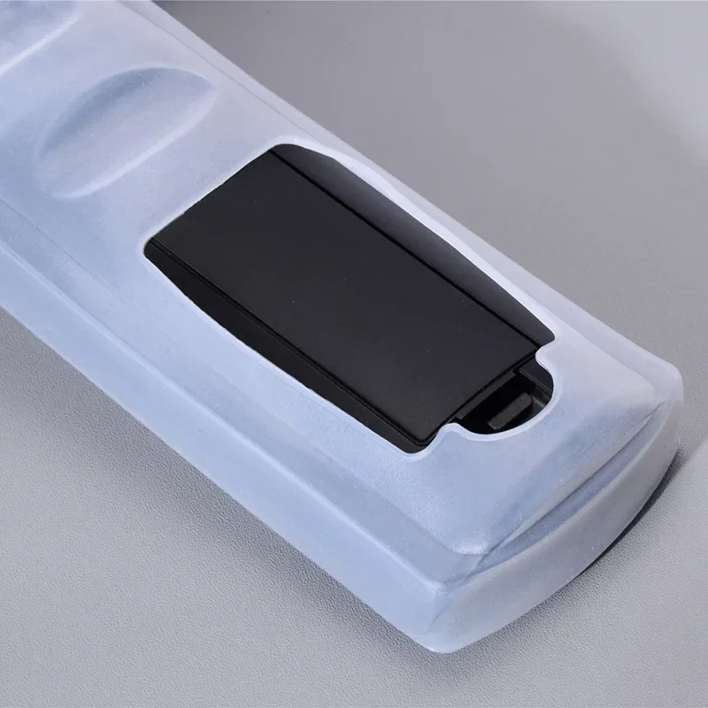 Anti-fall Transparent Silicone Remote Control Cover TV Air Condition Remote Control Case Holder Dust-proof Cover Protective Case
