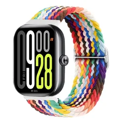 Braided Nylon Loop Strap - Comfortable and Replaceable аксессуар для смарт-часов - Redmi Watch 4 - 5 - 6 (Official Rainbow)