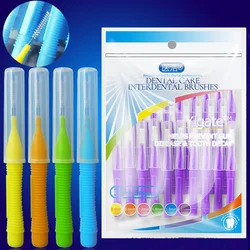 32Pcs 0.4-1.0mm Dental Slim Soft Interdental Brush Tooth Oral Hygiene Care Teeth Orthodontic Interdental Brush Tooth Cleaning