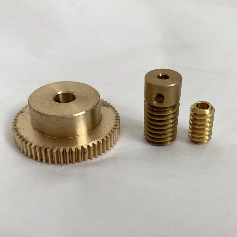 Copper Worm reducer turbine 1:60 0.5M 20T 30T 40T 50T 60T 065/151 4/5/6mm Bore diameter motor gear,transmission gear,electric bike gear