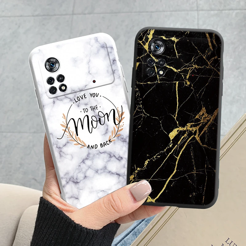 HAOYE Cover per Xiaomi Redmi Note 10 Pro con Girevole Anello, Traslucido Custodia con Supporto Magnetico Auto, Silicone TPU e PC Doppio Strato Protettiva Bumper. Nero
