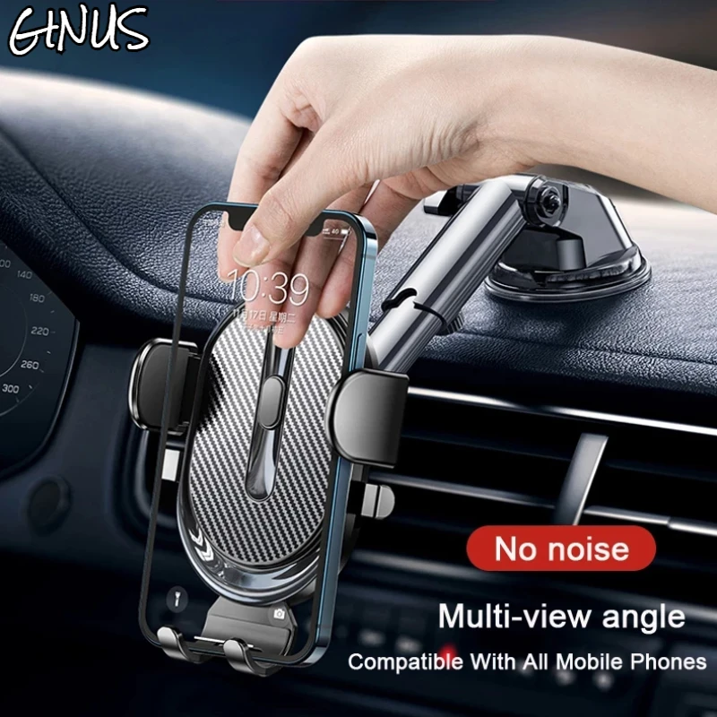 

Universal Car Mobile Phone Stand, Suction Cup Accessory for iPhone 12, 13 Pro, Xiaomi, Huawei and Samsung