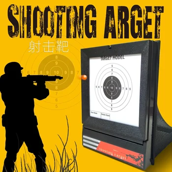 Bersaglio AEG con Rete di Cattura, Supporto e Bersaglio in Carta, per Allenamento di Tiro con Pistole Airsoft e Pallini BB, per Uso Interno ed Esterno