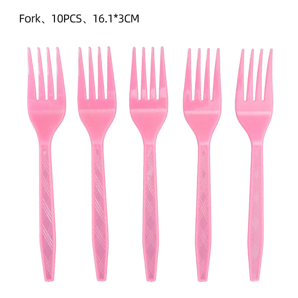 Pink fork 10pcs