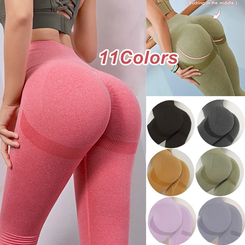 

Yoga Leggings Women Yoga Trousers Push Up High Waist Seamless Fitness Running Sport Jogging Sports Pants Girls Workout Leggins