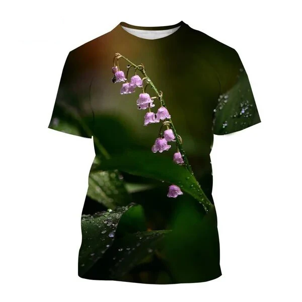 

Футболка женская с 3D-принтом «ланлии», модная Уличная Повседневная рубашка с коротким рукавом и круглым вырезом, детские топы, одежда