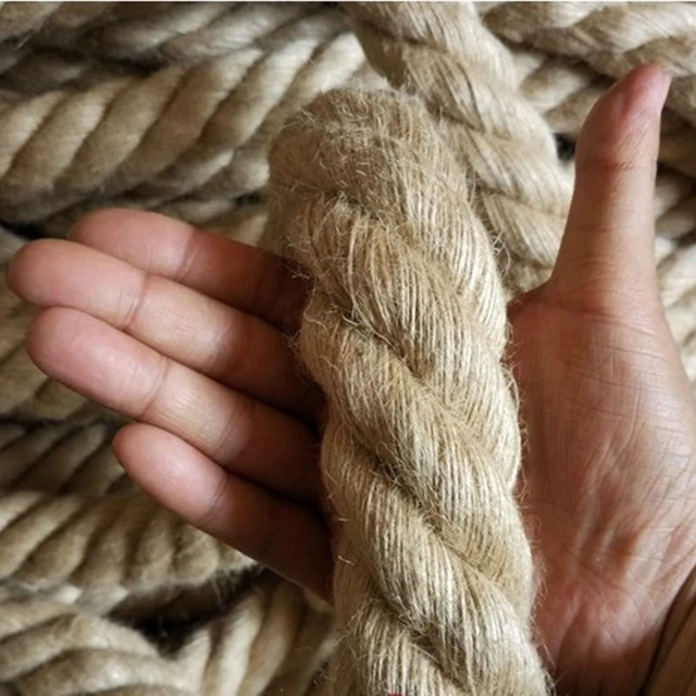 1-35mm Jute Hemp Rope Diy High Quality Hand Rope Natural Crafts