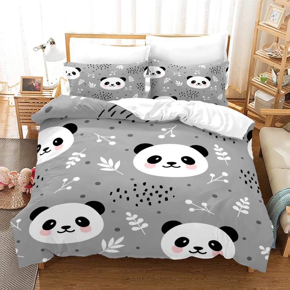 Duvet Cover Pillowcases Panda Bear Duvet Cover Cover Single Panda