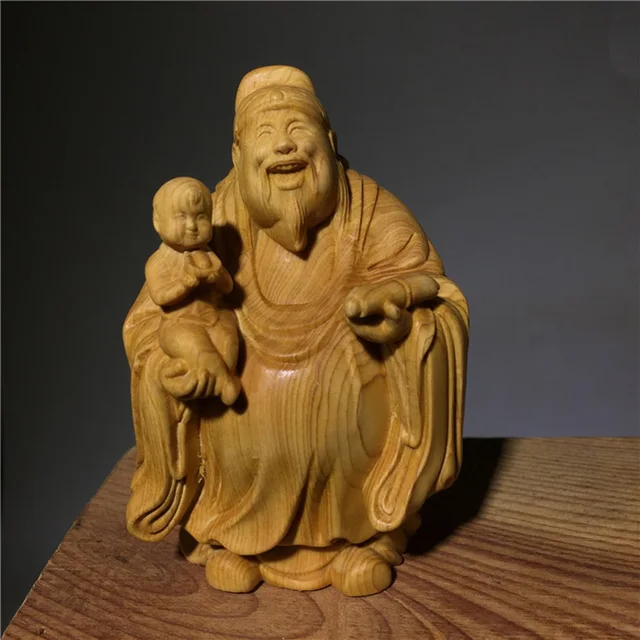 Fu Lu Shou Gods Statue 3-Piece Set - Image 5