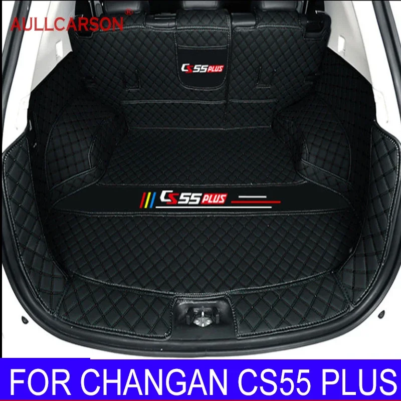 

Кожаные Коврики для багажника Changan CS55 Plus 2023, прочная подкладка для груза, коврики для багажника с полным покрытием, разноцветные аксессуары для салона автомобиля