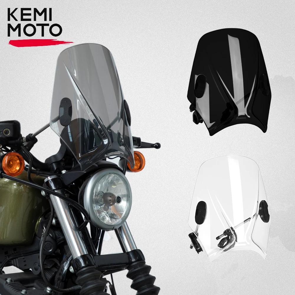 

Motorcycle Windscreen Universal Windshield For BMW R1200GS R1250GS For Honda Rebel 500 300 1100 Motorcycle Deflector Windscreen