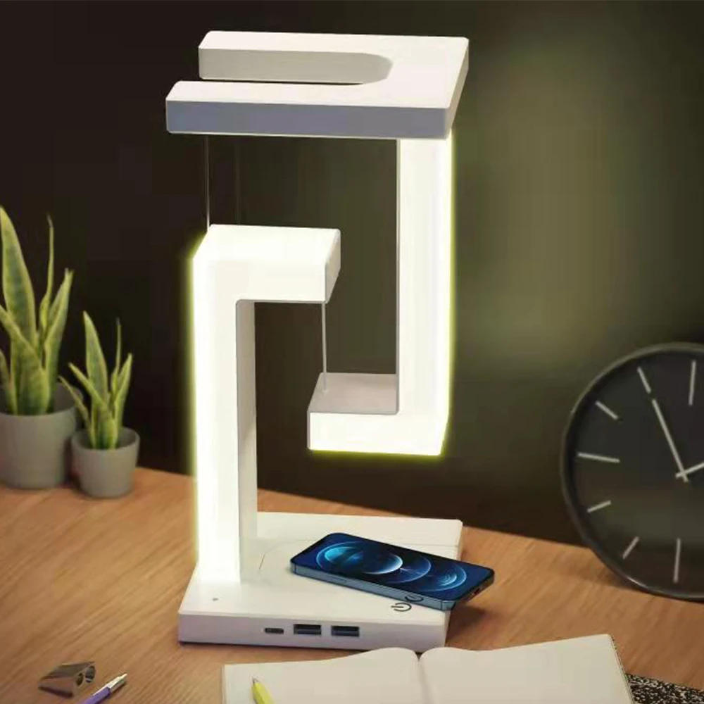 Tanie Lampa biurkowa anty-grawitacyjna lampa LED Smartphone bezprzewodowa lampa wisząca do sklep