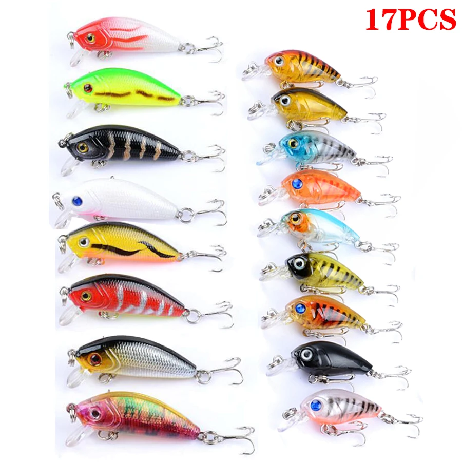 Kit Iscas De Pesca Dr.Fish 4 Unidades | Popper E Crankbait Para Agua Salgada