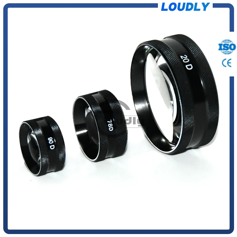 100 New Loudly brand Ophthalmic Aspherical Lens Fundus Lens Ophthalmic