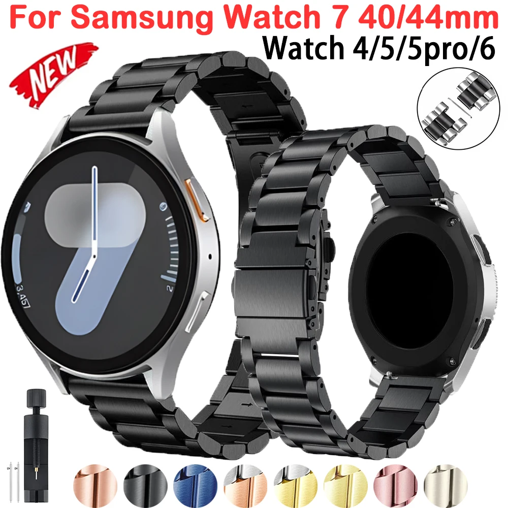 Premium Stainless Steel 20mm Metal Watch Strap
