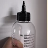 1Pcs 30ml/60ml/100ml/120ml/250ml Plastic PET Juice Liquid Capacity Dropper Bottles Twist Top Cap Tattoo Pigment Ink Containers 6