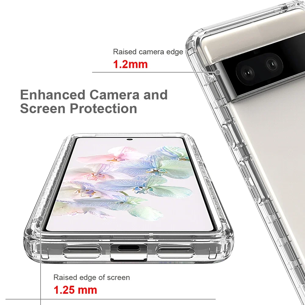 Shockproof Clear Soft Rubber Case for Google Pixel - Durable and Sleek Phone Protection
