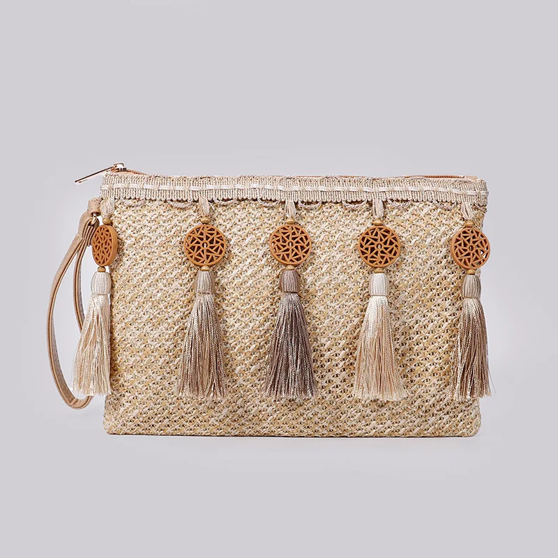 khaki tassels