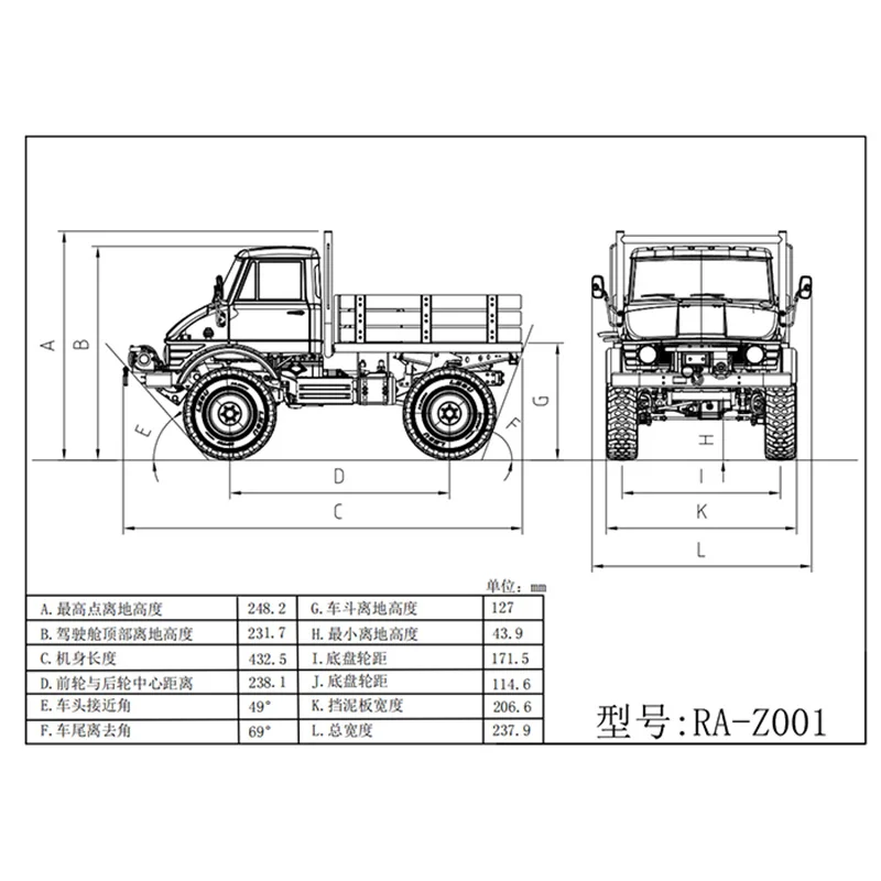 LESU 1/10 RC Off-Road Vehicles Full Metal Model Clawler Cars for 4X4 Truck U406 Remote Control Car Toys Gift Th21229 6