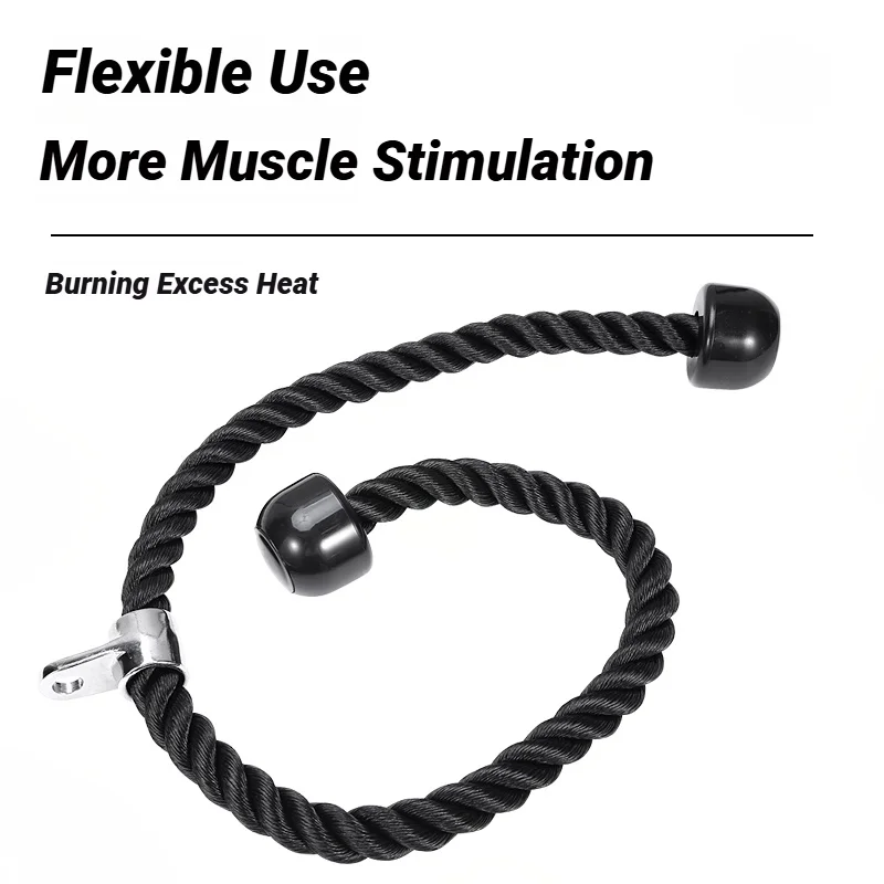Gym accessories Biceps Training Gantry Frame Equipment Double Head Pull Rope Triceps Lower Press Handle Tricep Laterals Muscle