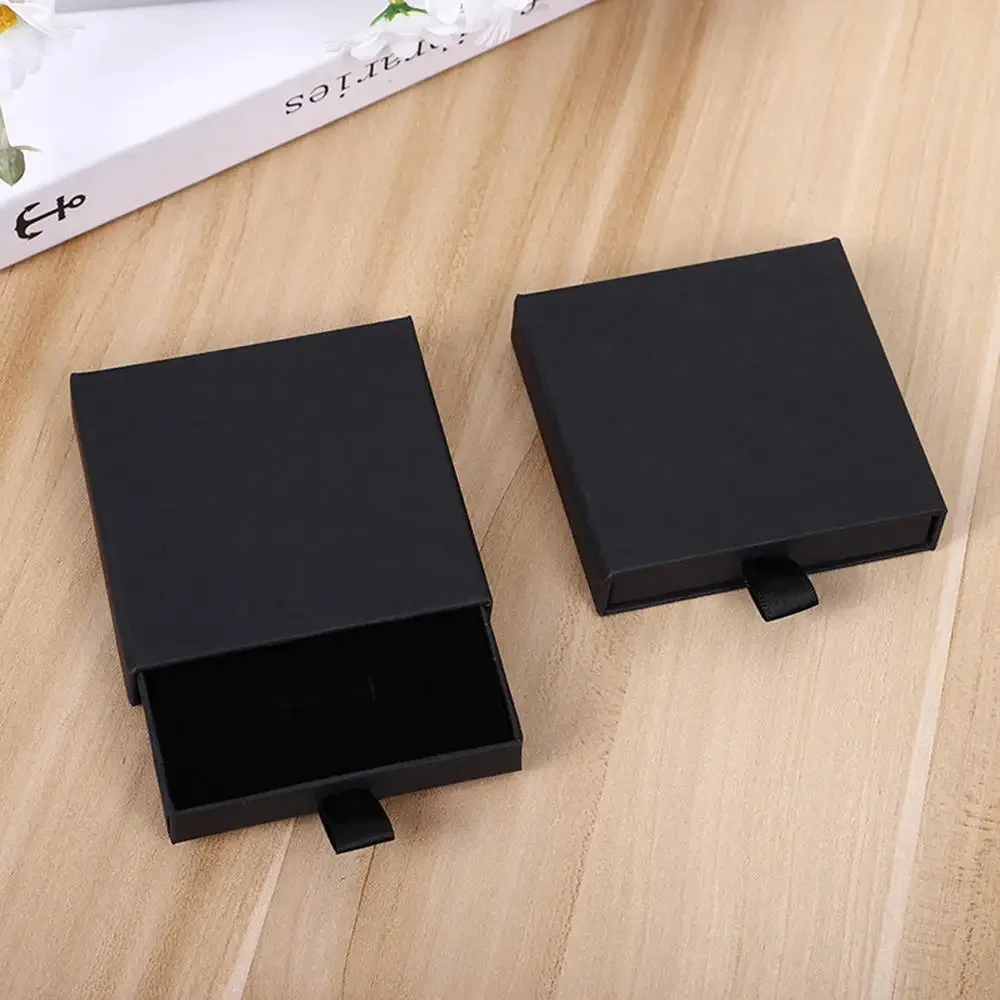 Packaging Box Thick Jewelry Box Necklace Boxes Paper Case Box For Jewellery Earring Necklace Pendant Bracelet Brooches Rings