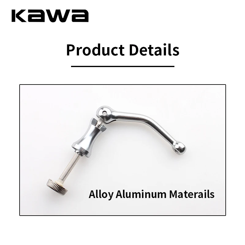 Kawa1pc Fishing Spinning Reel Handle For 4000-6000 Model Hexgon Shaft Handle Reel Single Handle DIY Fishing Tackle Accessory