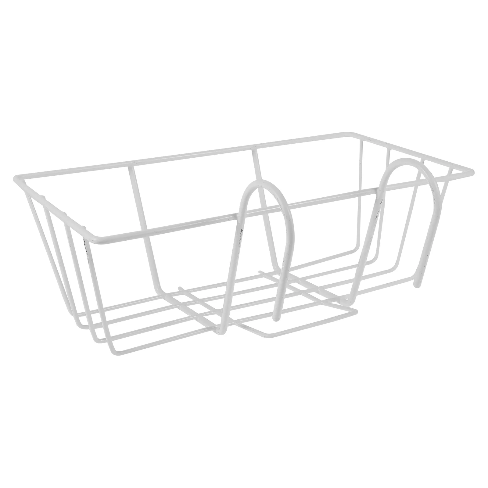 

Plant Basket White Hanger Pots for Plants Metal Stand Iron Hanging Flowerpot Holder