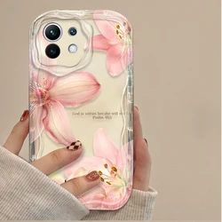 Pink Cherry Blossom Phone Case for POCO X7 Pro (Clear)