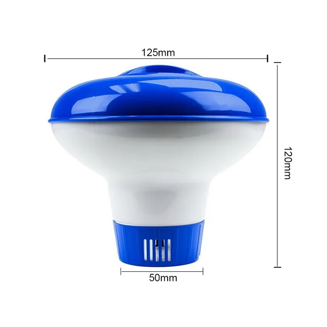 Automatikus Applikátor Szivattyú Úszómedence Úszó Kémiai Klór Adagoló Hőmérő Fertőtlenítéssel 1Pc - Image 6