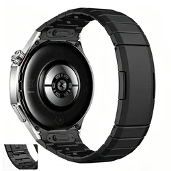 Premium Titanium Watch Strap with Quick Release for Huawei GT6 Pro 46mm (Titanium Black)