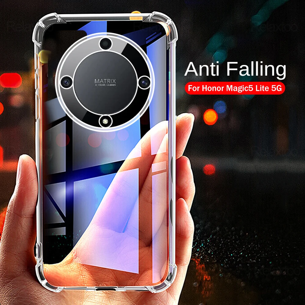 Custodia Con Cordino Per Honor Magic 6 Lite - Cover Morbida TPU Con Motivo Cuore E Tracolla Regolabile - Foto 9