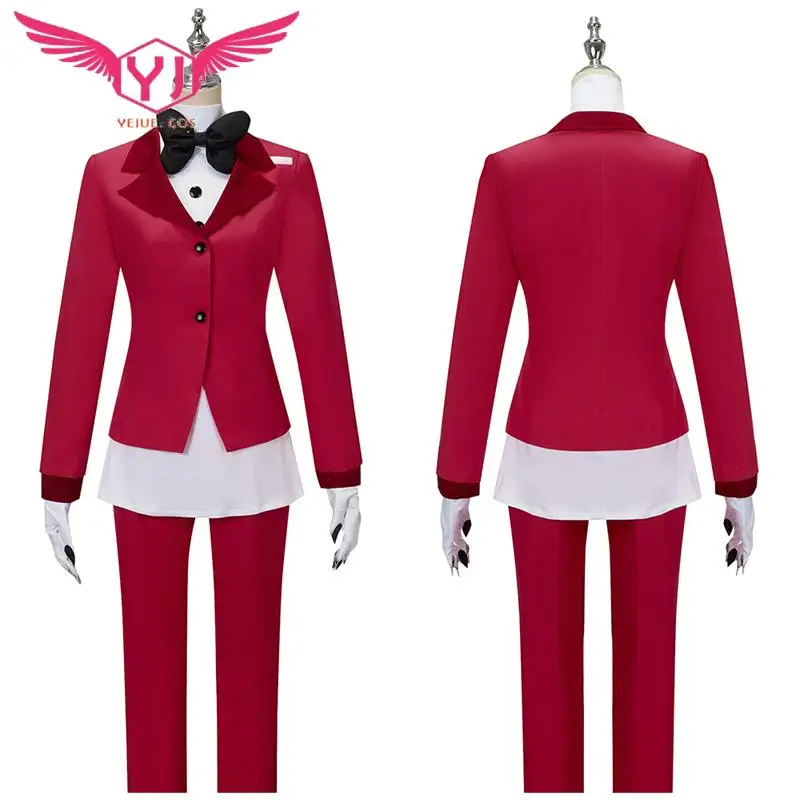 

Anime Hazbin Charlie Cosplay Costume Suit Hostel Accessories Tie Gloves for Adult Halloween Birthday Carnival Clothes Uniform