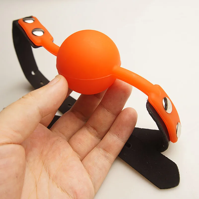 Silicone Open Mouth Gag,Bdsm Slave Gags Ball Solid Bondage Stuffed Toys,Sex Restraints for Couples,Adult Games