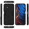 For Poco M5 Case Shockproof Armor Magnetic Car Holder Back Cover for Xiaomi Poco M5 M 5 6.58 Kickstand Protection Phone Cases 2