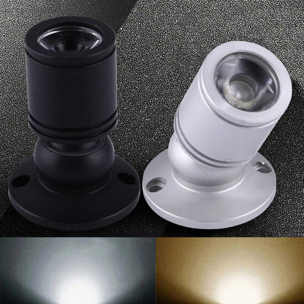 LED Downlight LED Spotlight 1W Led Recessed Cabinet Mini Spot Light 110V 220v 12v Dc Jewelry Show Include Led Driver 6000K Ceiling Light