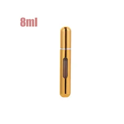 Mini Refillable Perfume Spray Bottle - Portable Aluminum Atomizer (8ml)