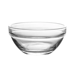 Enhanced Product Title:  
Elegant Clear Glass Dessert and Snack Bowls - Washable, Reusable, Multi - purpose Mini Bowls (9cm)