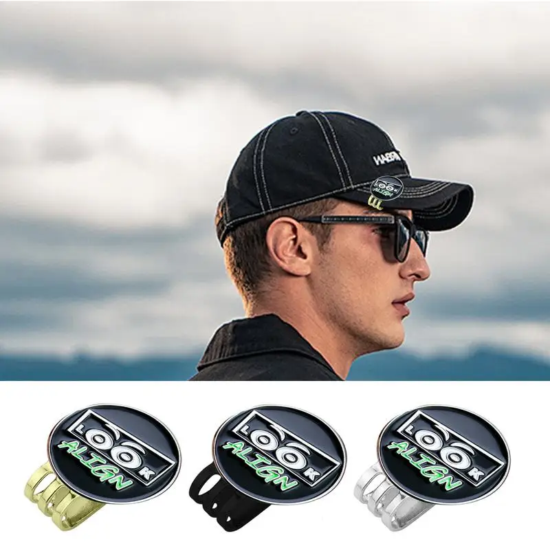 Golf Marker Hat Clip Magnetic Golf Ball Holder Clip With Cute Eyes Design Metal Tool Attaches Easily Combinations Accessories