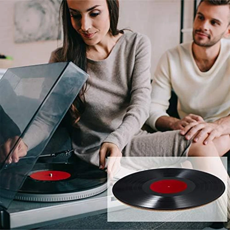 Cork Turntable Mats Kit 3 Pieces For Vinyl LP Record Players Audiophile Reduce Noise turntable mat