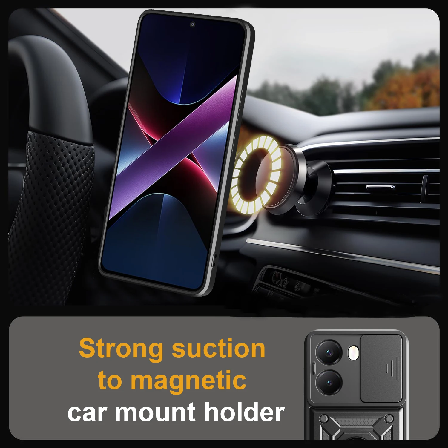 Heavy Duty Shockproof Armor Phone Case with Stand - Durable Protection Coque s